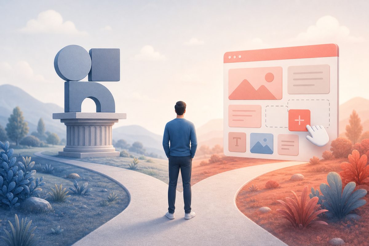 WordPress vs builder visuale: pro e contro onesti